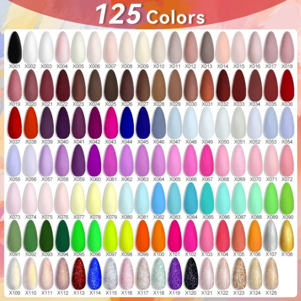 Nail Kits: 6Pcs Autumn Gel Nail Polish Set - Image 3