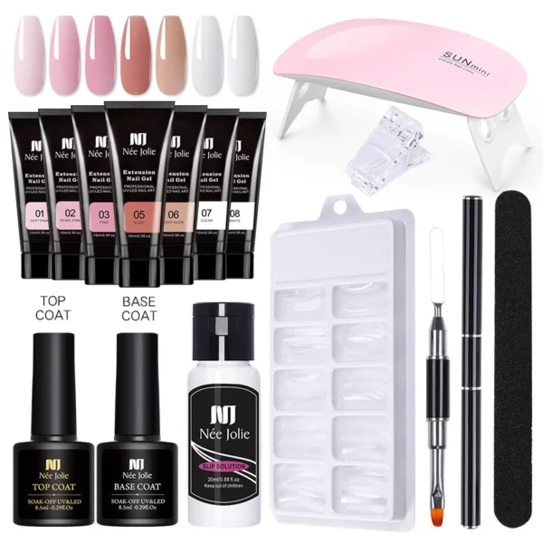 Nail Kits for Gel Extensions, Polish and Art Tools