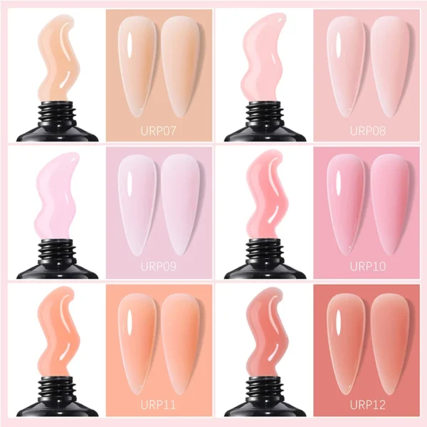 Nail Kits Extension Gel 15ml Base Top UV LED - Image 5