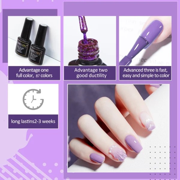 Nail Kits Extension Acrylic Gel UV LED Lamp - Image 3