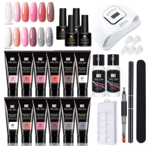 Nail Kits with 90W UV LED Lamp for Gel Design