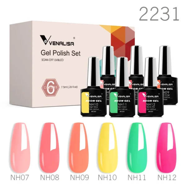 Nail Kits HEMA-Free Gel - Nude Pink Manicure Set - Image 4