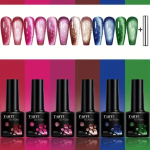 Nail Kits: 6pcs Cat Eye Gel Polish Set