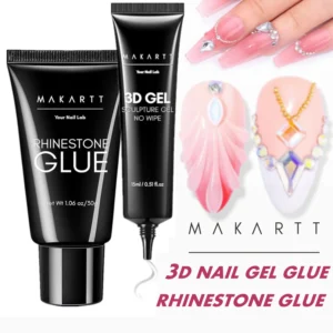 Nail Kits 3D Gel Rhinestone Glue & Sculpting Gel