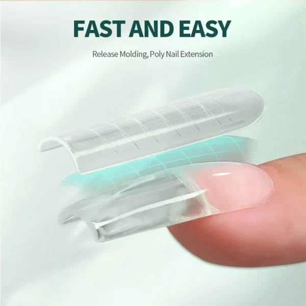 Nail Kits Poly Nail Extension Gel 6 Colors With Brush - Image 2