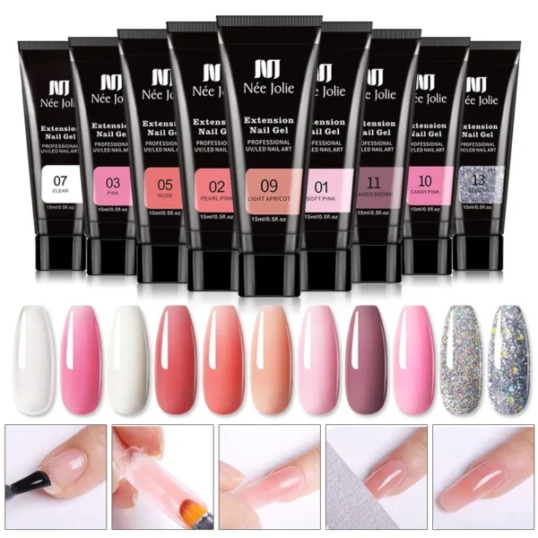 Nail Kits with 90W UV LED Lamp for Gel Design - Image 2