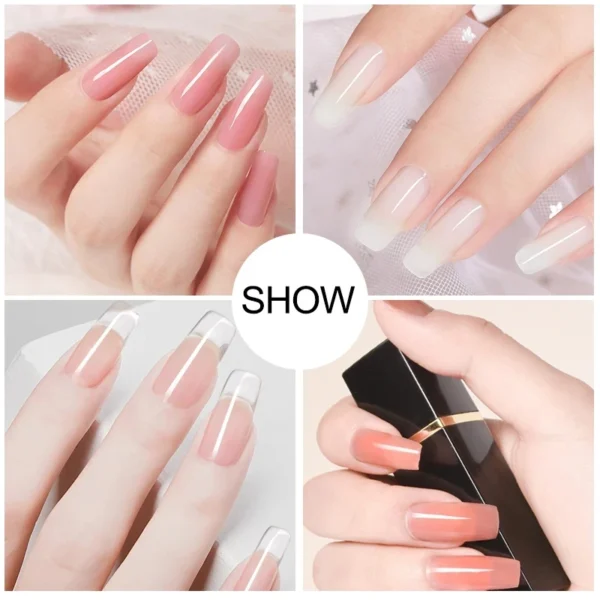 Nail Kits with UV Lamp, Drill, Gel Polish, Base & Top - Image 6
