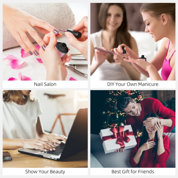 Nail Kits: Full Gel Polish Set with Nail Lamp & Tools - Image 6