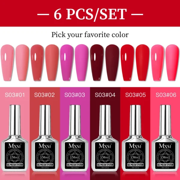 Nail Kits Glitter Gel Polish Set UV LED Varnish - Image 4