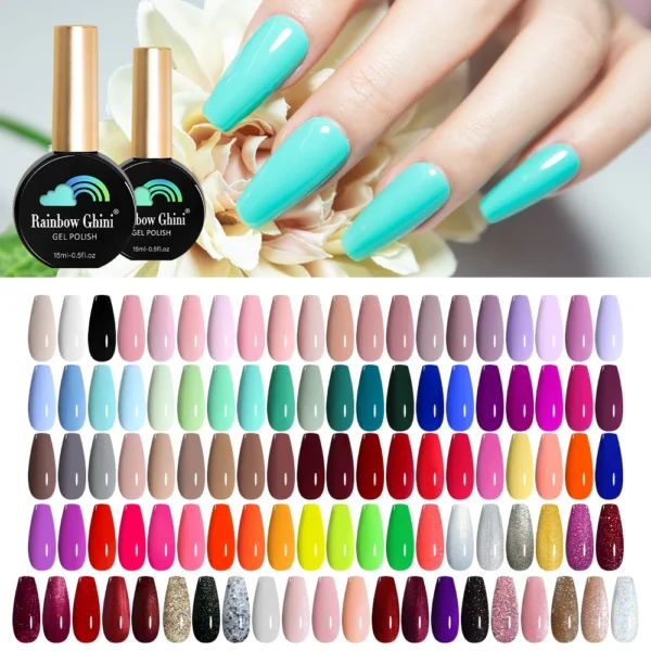 Nail Kits 120 Colors Gel Polish UV LED Set - Image 3
