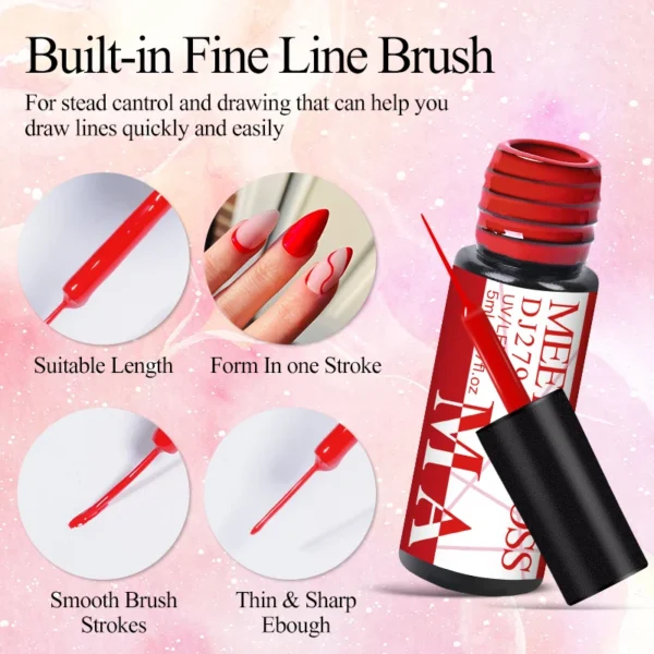 Nail Kits Line Gel Polish UV Semi Permanent - Image 5