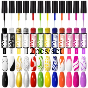 Nail Kits Line Gel Polish UV Semi Permanent