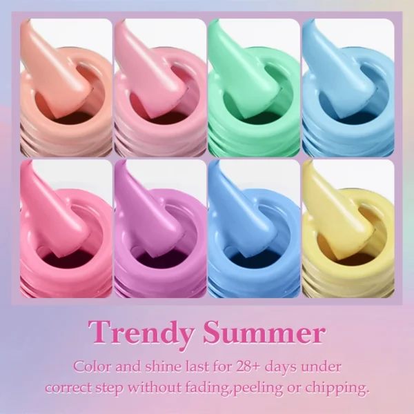 Nail Kits 180 Colors Semi Permanent Gel Polish Set - Image 5