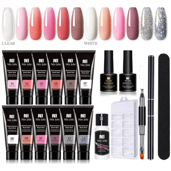 Nail Kits with 6W LED Lamp for Nail Art Design