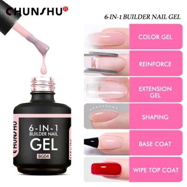 Nail Kits: 6-in-1 Extension UV Gel Polish