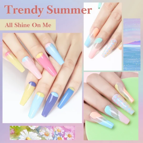 Nail Kits 180 Colors Semi Permanent Gel Polish Set - Image 3