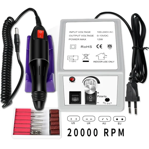 Nail Kits Acrylic Nails Set with UV LED Lamp Dryer - Image 3