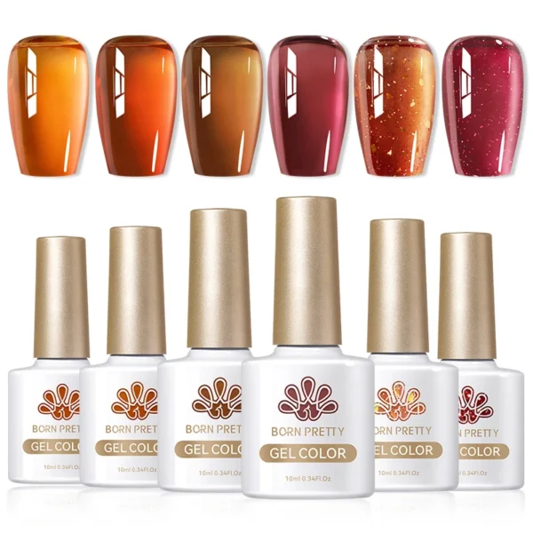 Nail Kits: BORN PRETTY Jelly Gel Polish Set - Image 3