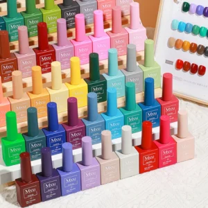 Nail Kits, 15ml Gel Polish in Neon & Pastel Colors