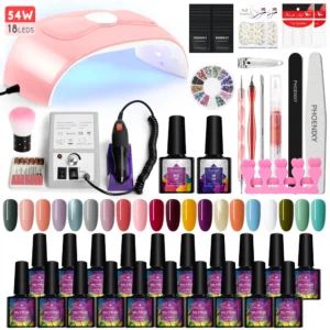 Nail Kits: Full Gel Polish Set with Nail Lamp & Tools