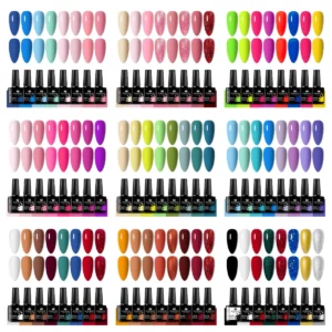 Nail Kits 8PCS Gel Polish Set for Manicure Design
