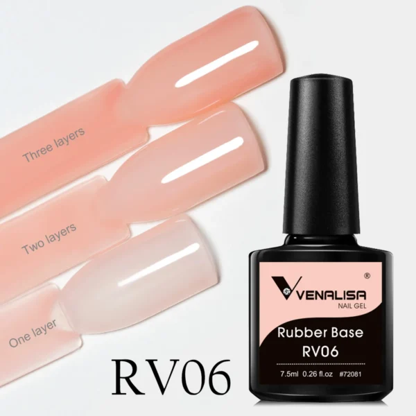 Nail Kits Venalisa Hema-Free Rubber Base Gel - Image 4