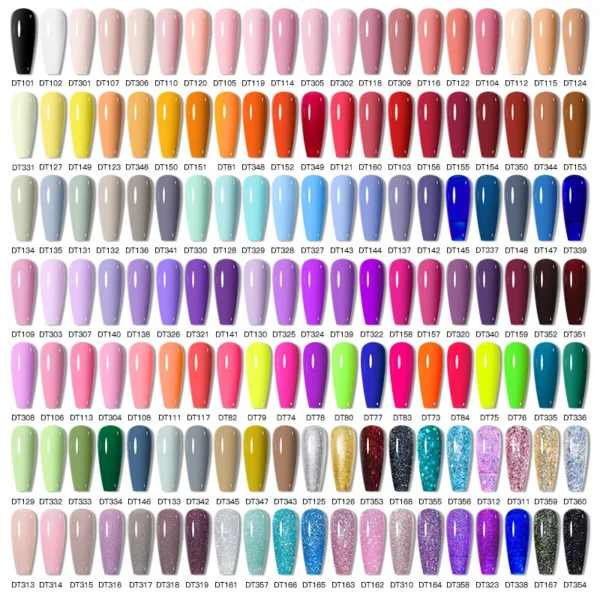Nail Kits 6pcs Nude Pink Gel Polish UV LED - Image 5