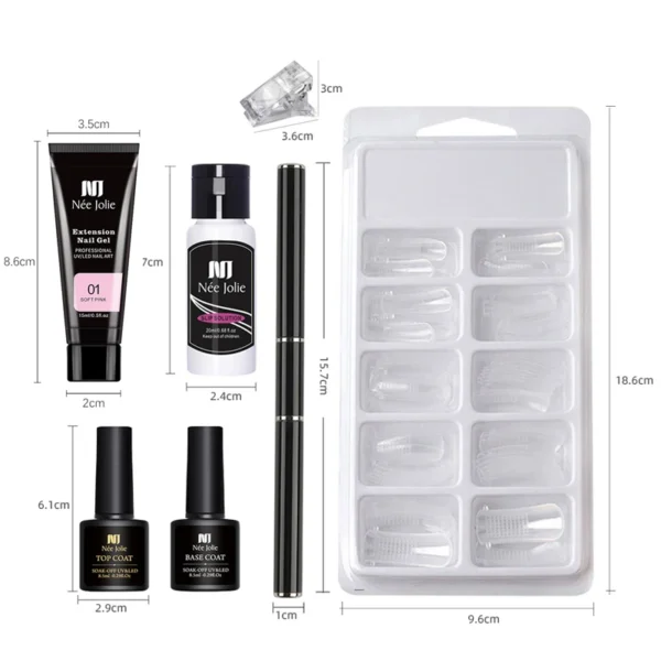 Nail Kits with 90W UV LED Lamp for Gel Design - Image 6