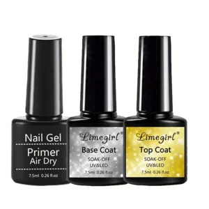 Nail Kits Top Coat Base Coat UV/LED Gel Polish Set