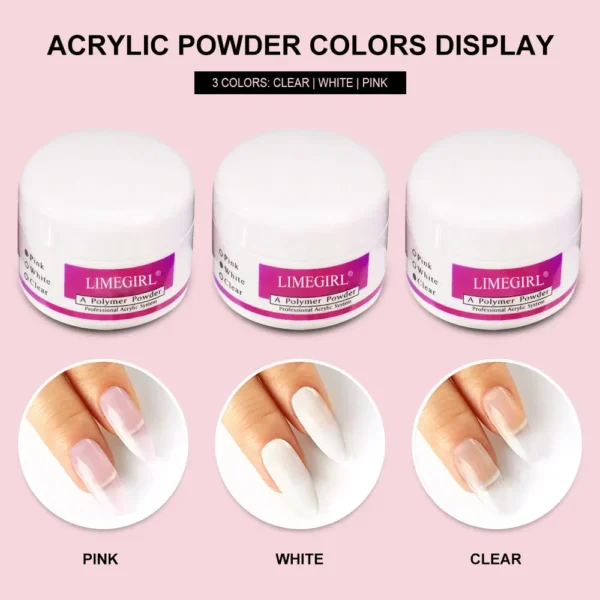 Nail Kits: Acrylic Powder, Liquid & Carving Tools - Image 2
