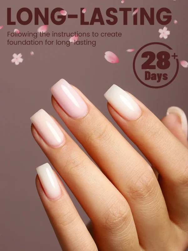 Nail Kits 6pcs Jelly Nude UV Gel Polish Set - Image 2
