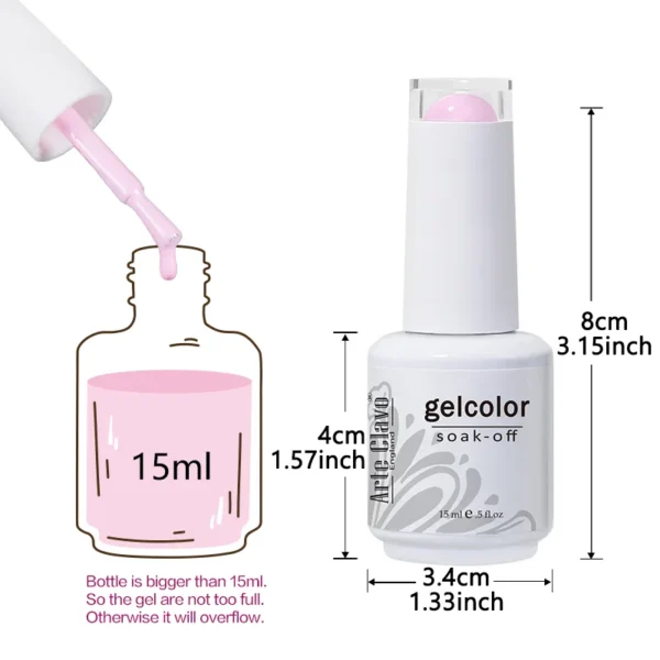 Nail Kits 72 Colors Gel Polish Soak Off UV LED - Image 6