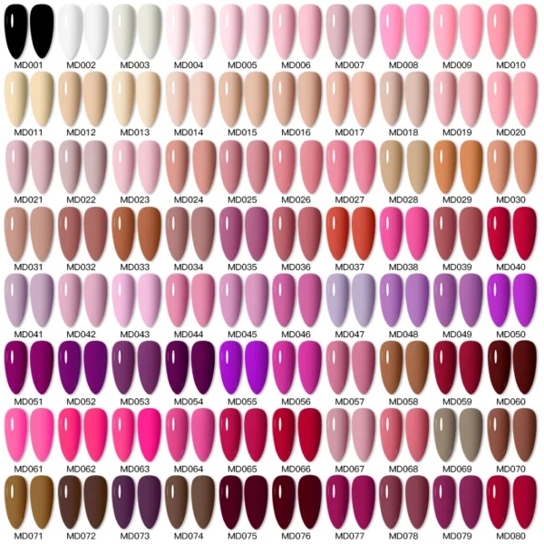 Nail Kits 8PC Summer Colorful Gel Polish Set - Image 3