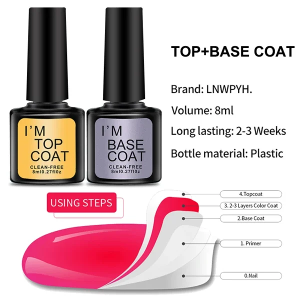 Nail Kits Acrylic Nails Set with UV LED Lamp Dryer - Image 5
