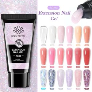 Nail Kits: 30ml Glitter Acrylic Gel Extension Polish