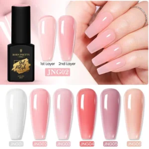 Nail Kits Jelly Nude Gel Polish 15ml, Soak Off UV
