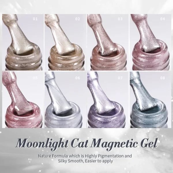 Nail Kits Cat Magnetic Moonlight Gel 10ml Soak Off - Image 2