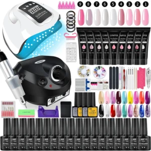 Nail Kits Gel Polish Set with UV Lamp Dryer