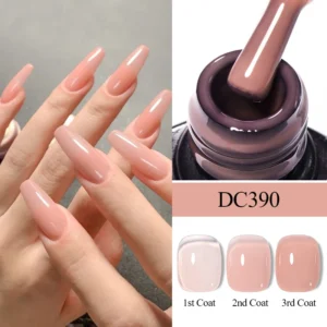 Nail Kits: 7ml Translucent Jelly Rubber Base Gel