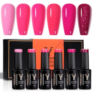 Nail Kits Gel Polish - 10ml Rose Pink Semi-Permanent