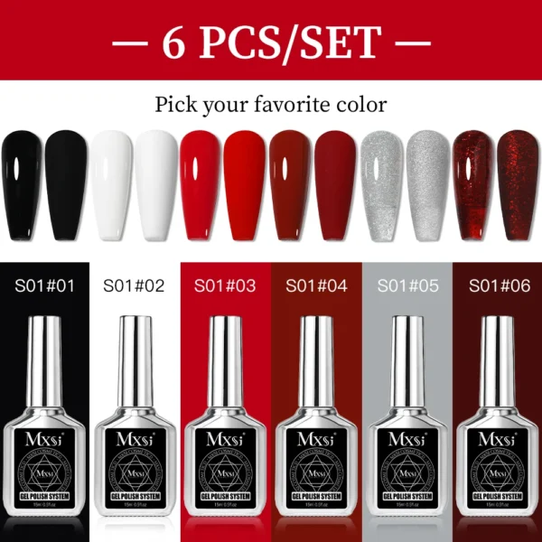 Nail Kits Glitter Gel Polish Set UV LED Varnish