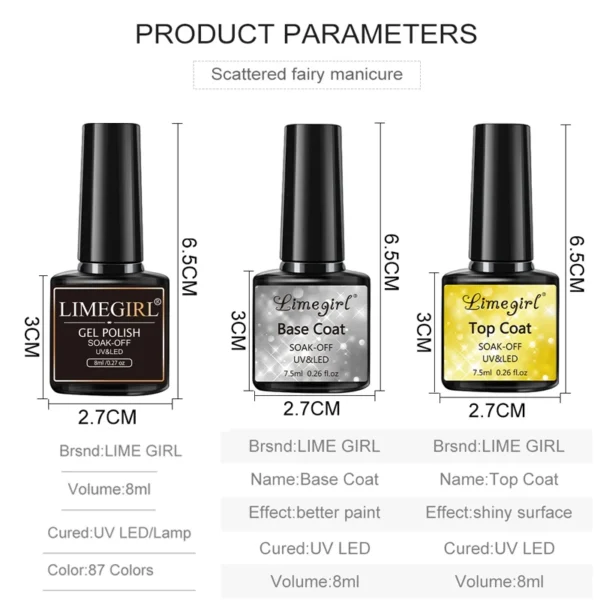 Nail Kits Extension Gel - Semi-Permanent UV Tools - Image 5