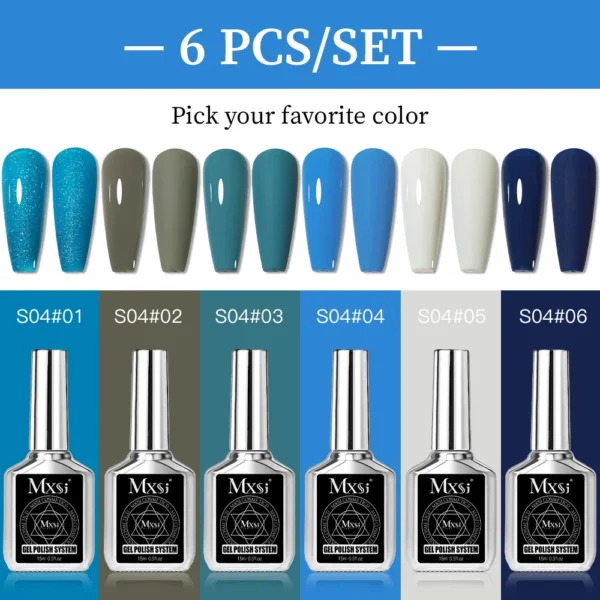 Nail Kits Glitter Gel Polish Set UV LED Varnish - Image 5