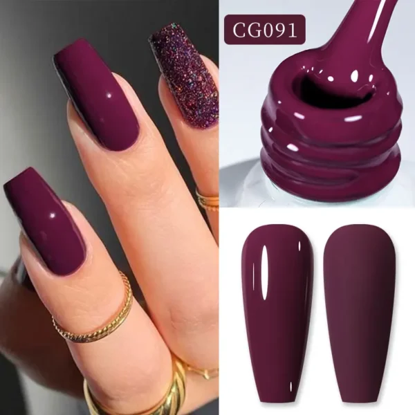 Nail Kits: 130 Colors Matte Gel Polish Soak Off - Image 6