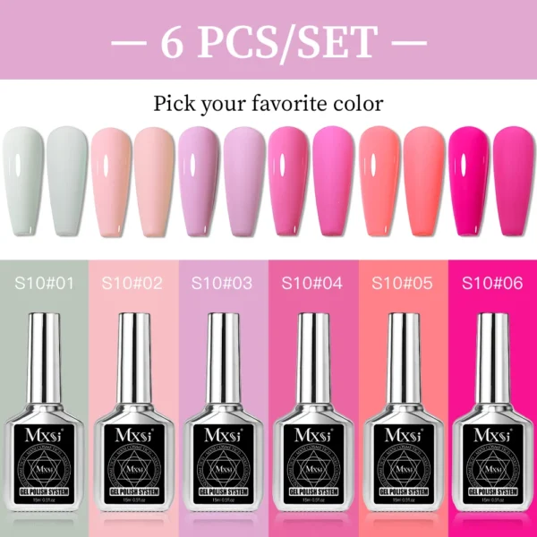 Nail Kits Glitter Gel Polish Set UV LED Varnish - Image 2